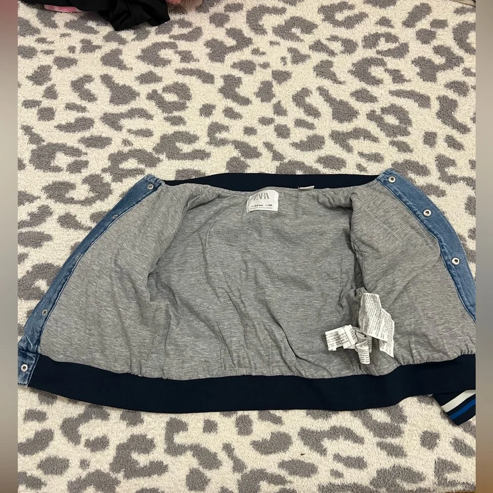 ZARA BOYS TWO TONE DENIM JACKET AND OMBRÉ PANT BUNDLE